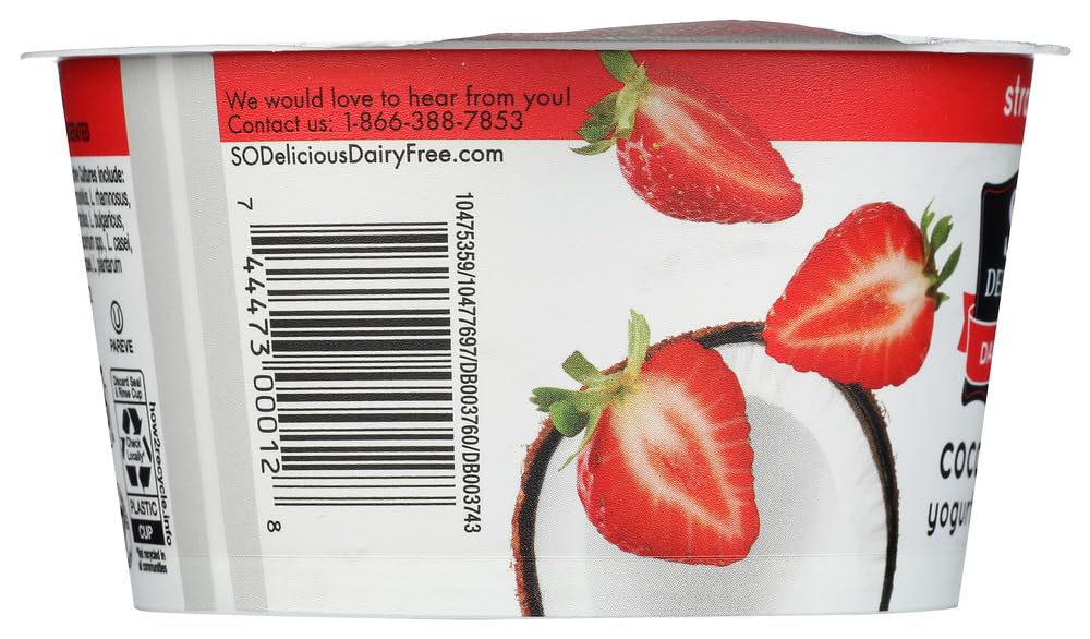 Coconut Strawberry Yogurt