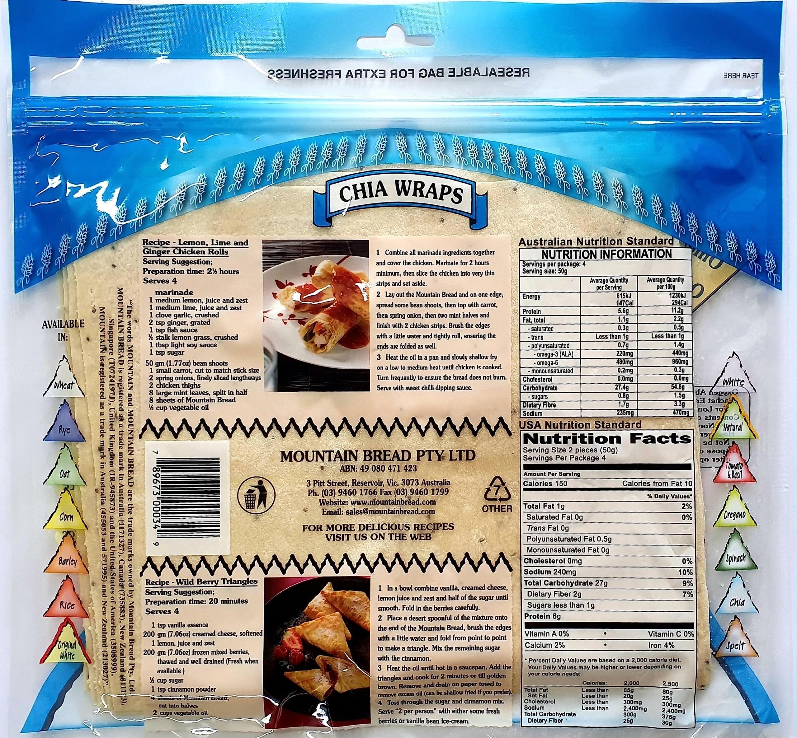 Wraps Paper-Thin Soft Flatbread