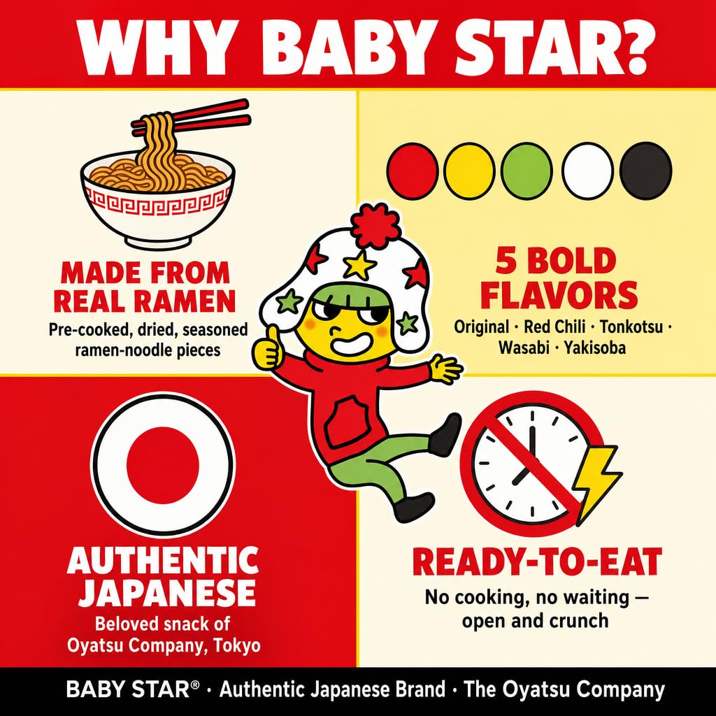 Baby Star Crunchy Ramen Snack Wide