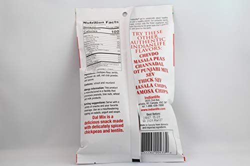 Authentic Indian Savories Dal Mix 8Pkts X