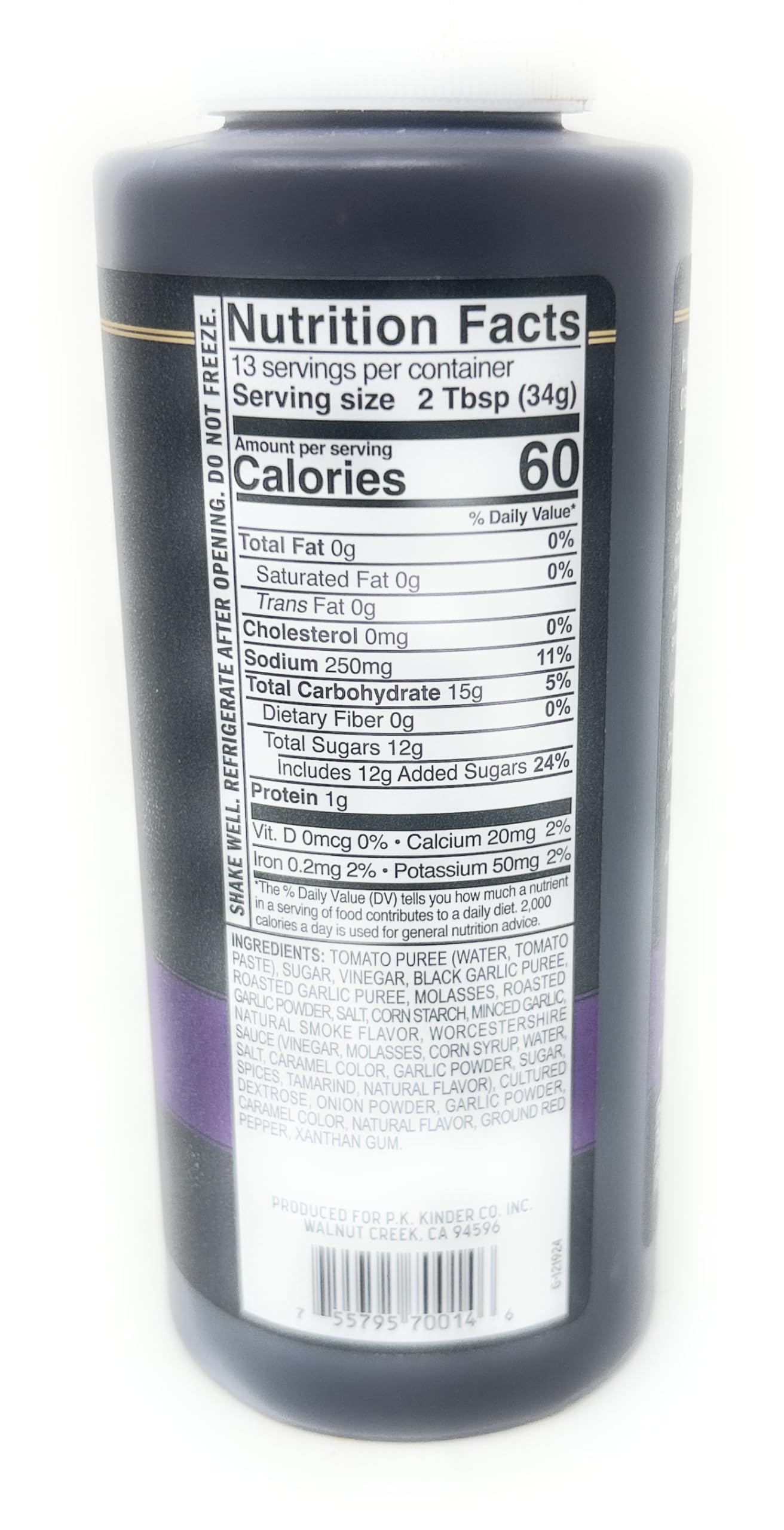 BBQ Sauce Black Garlic
