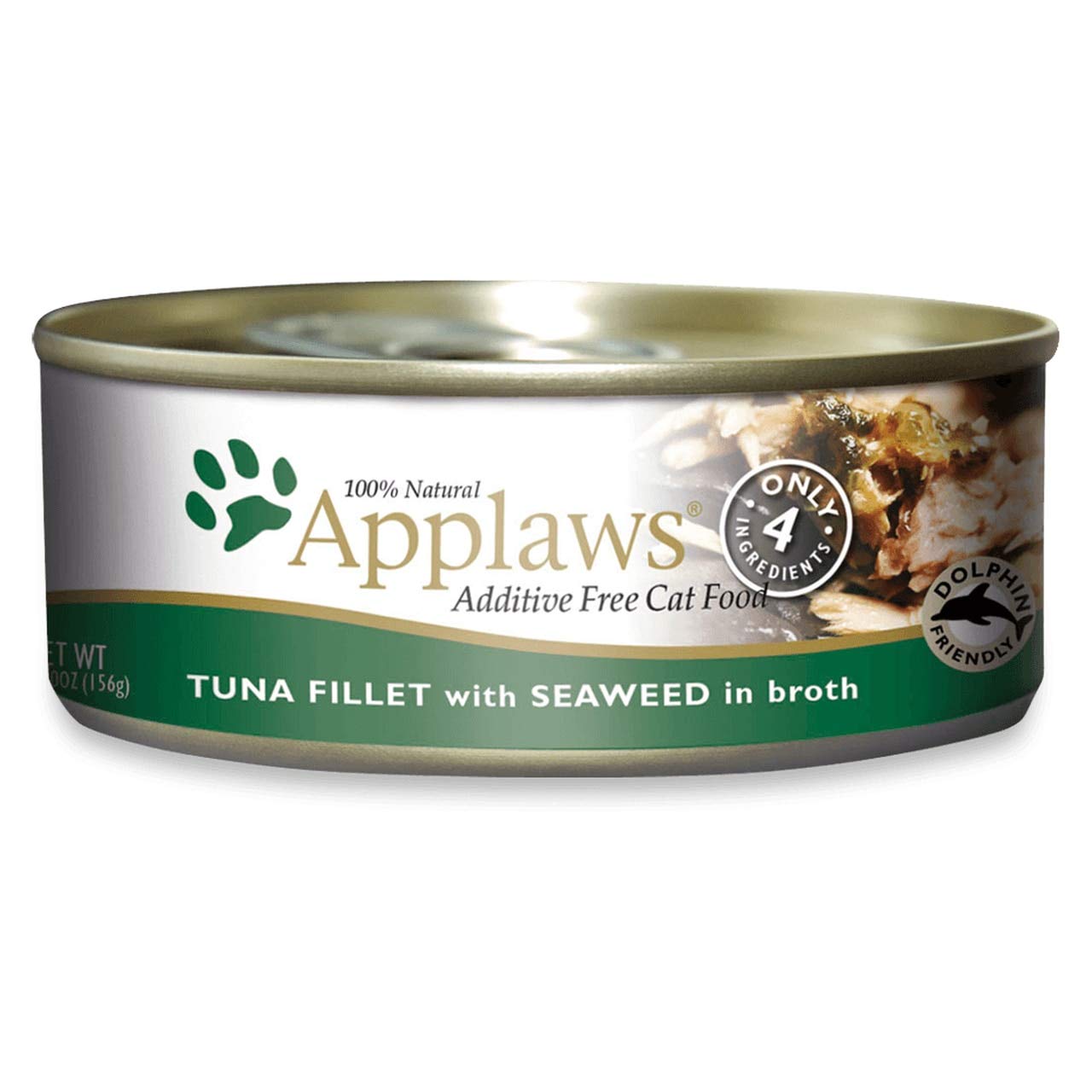 Applaws Natural Wet Cat Tuna Fillet with Seaweed in Broth