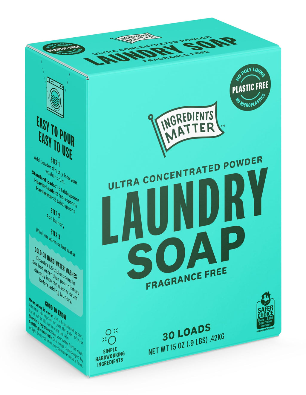 Laundry Soap Powder Fragrance Free