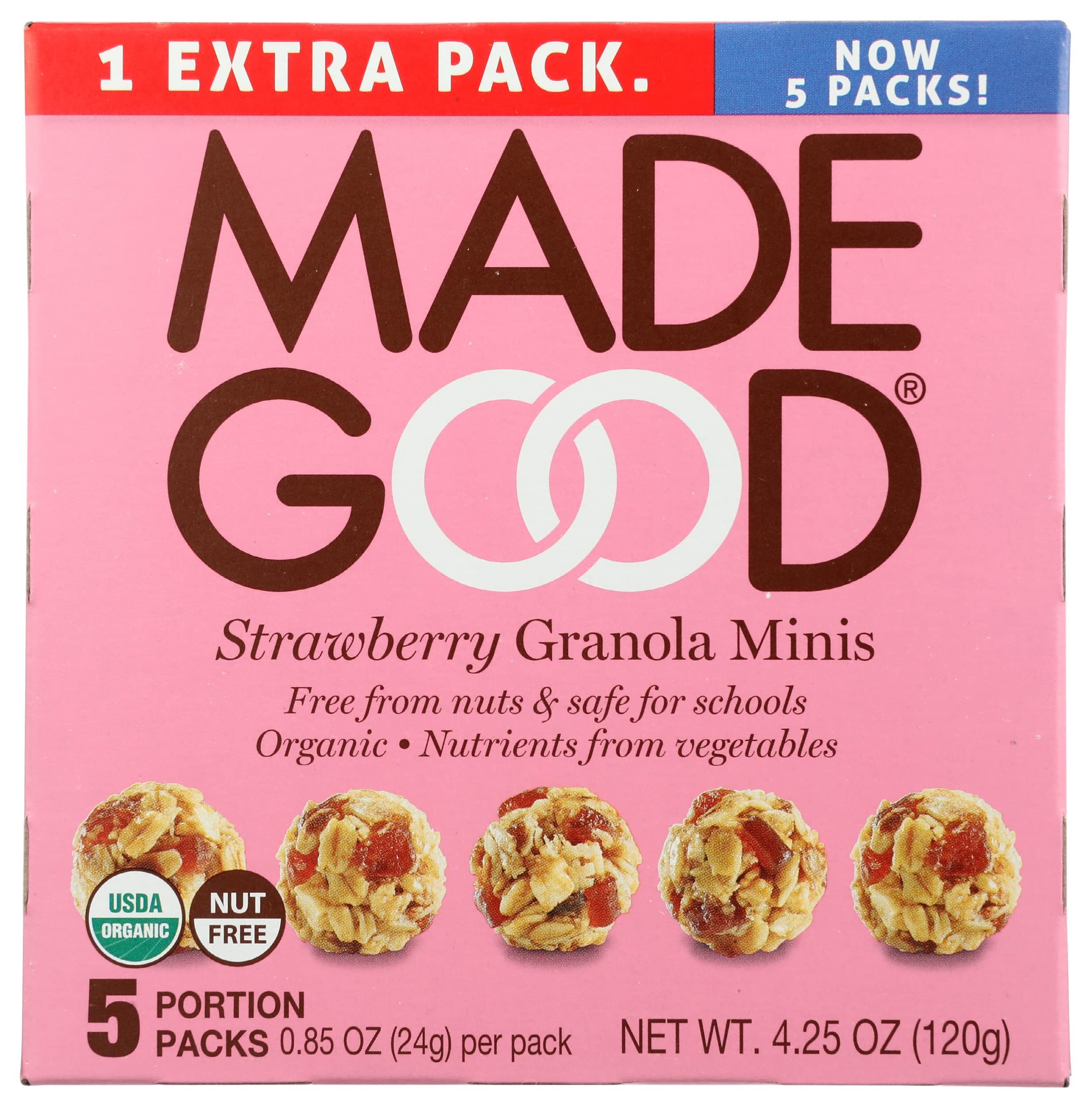 MadeGood Strawberry Granola Minis
