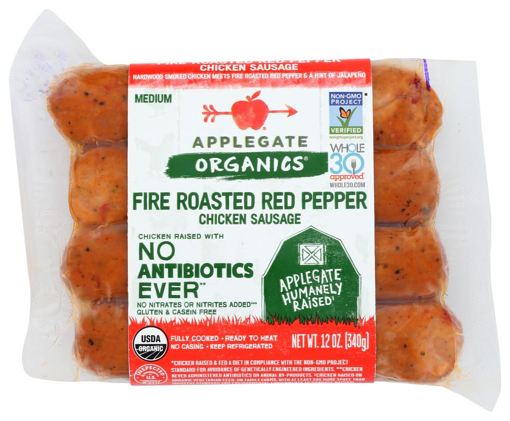Fire Roasted Red Pepper Chicken Sausage