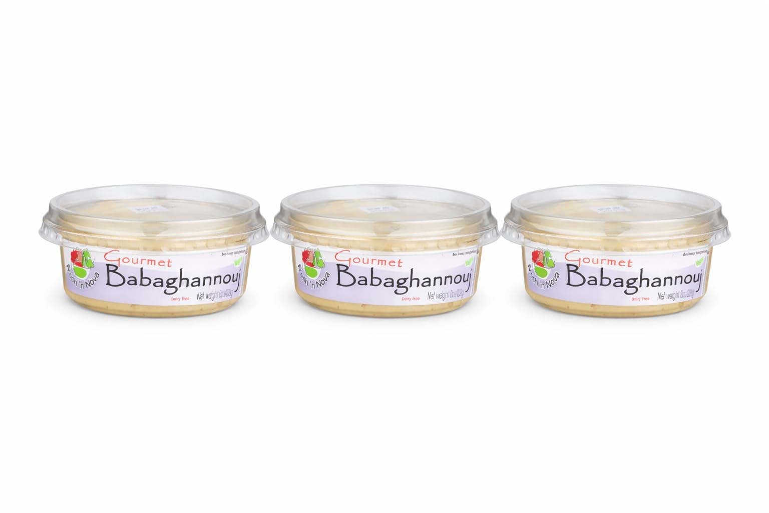 BabaGhanouj Roasted Eggplant Dip – Made with Tahini Olive Oil & Garlic