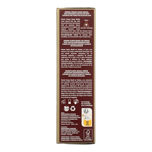 Henna Light Brown Cream Surya Nature Inc