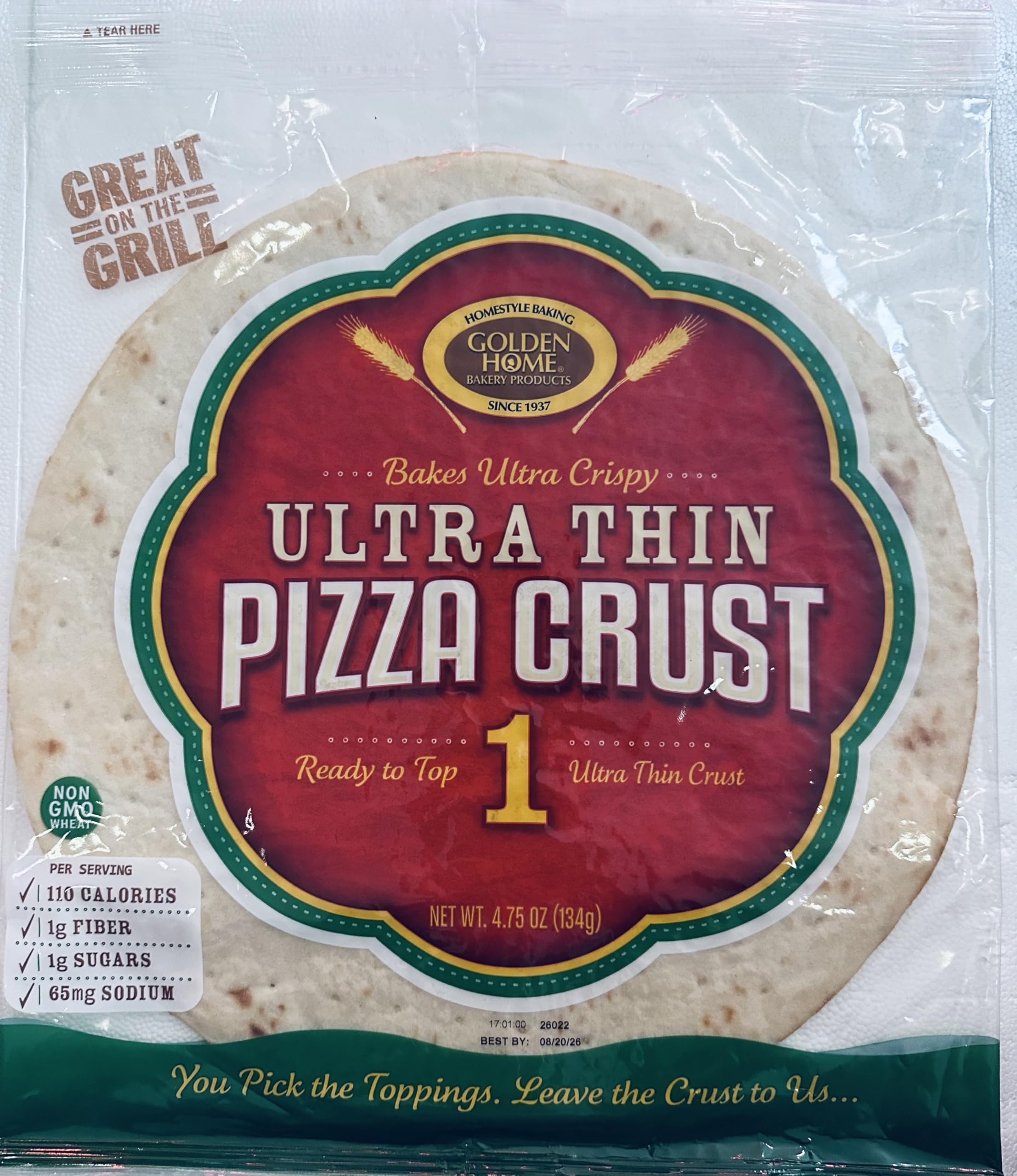 266897 12 in. Crust Pizza Ultra Thin