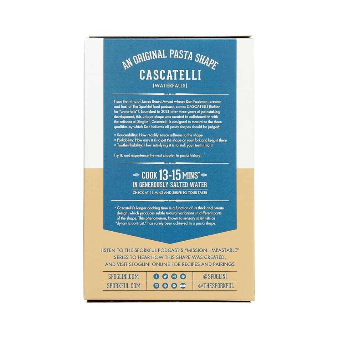 Sfoglini Sporkful Cascatelli Pasta Box with Napkins