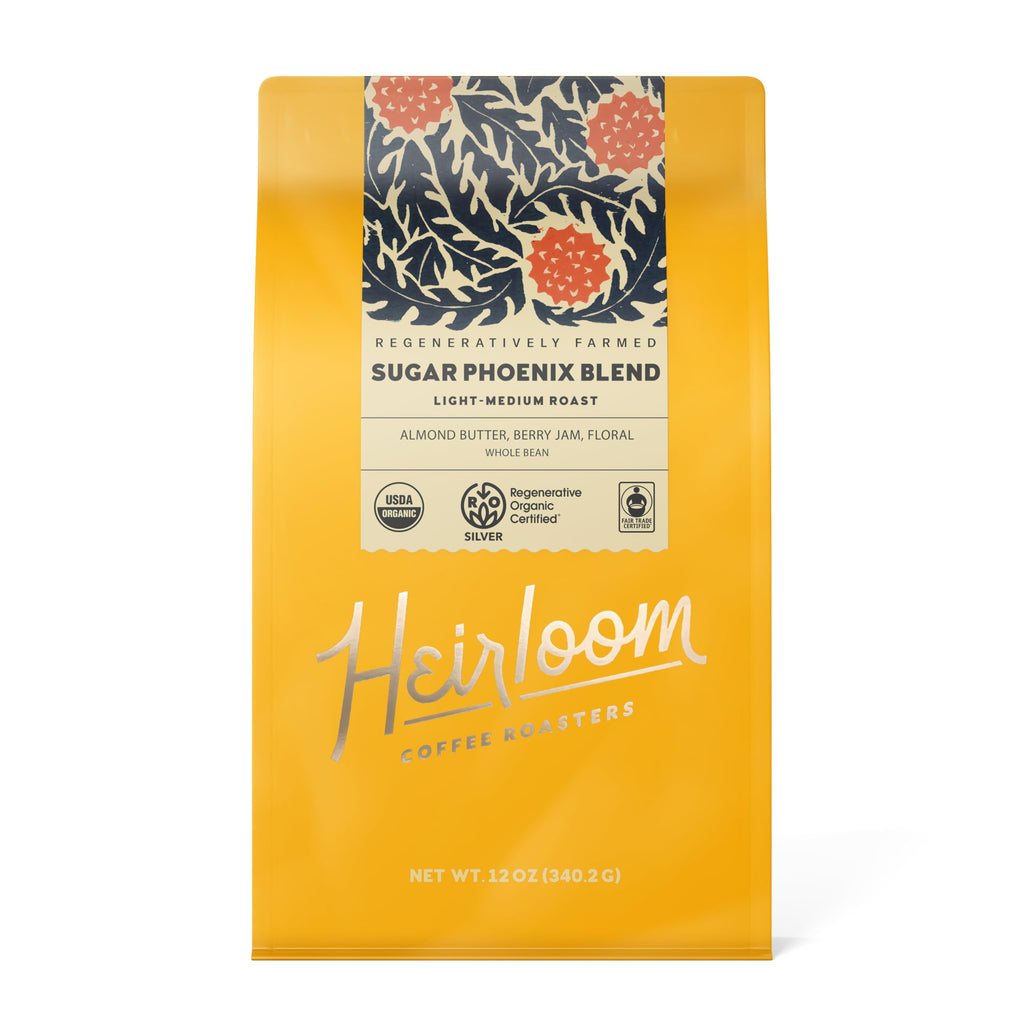 Sugar Phoenix Blend Medium Roast Whole Bean Regenerative Certified