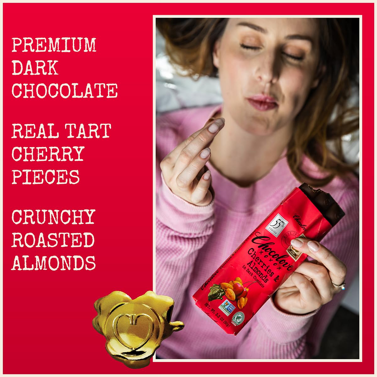Raspberries Dark Chocolate Bars