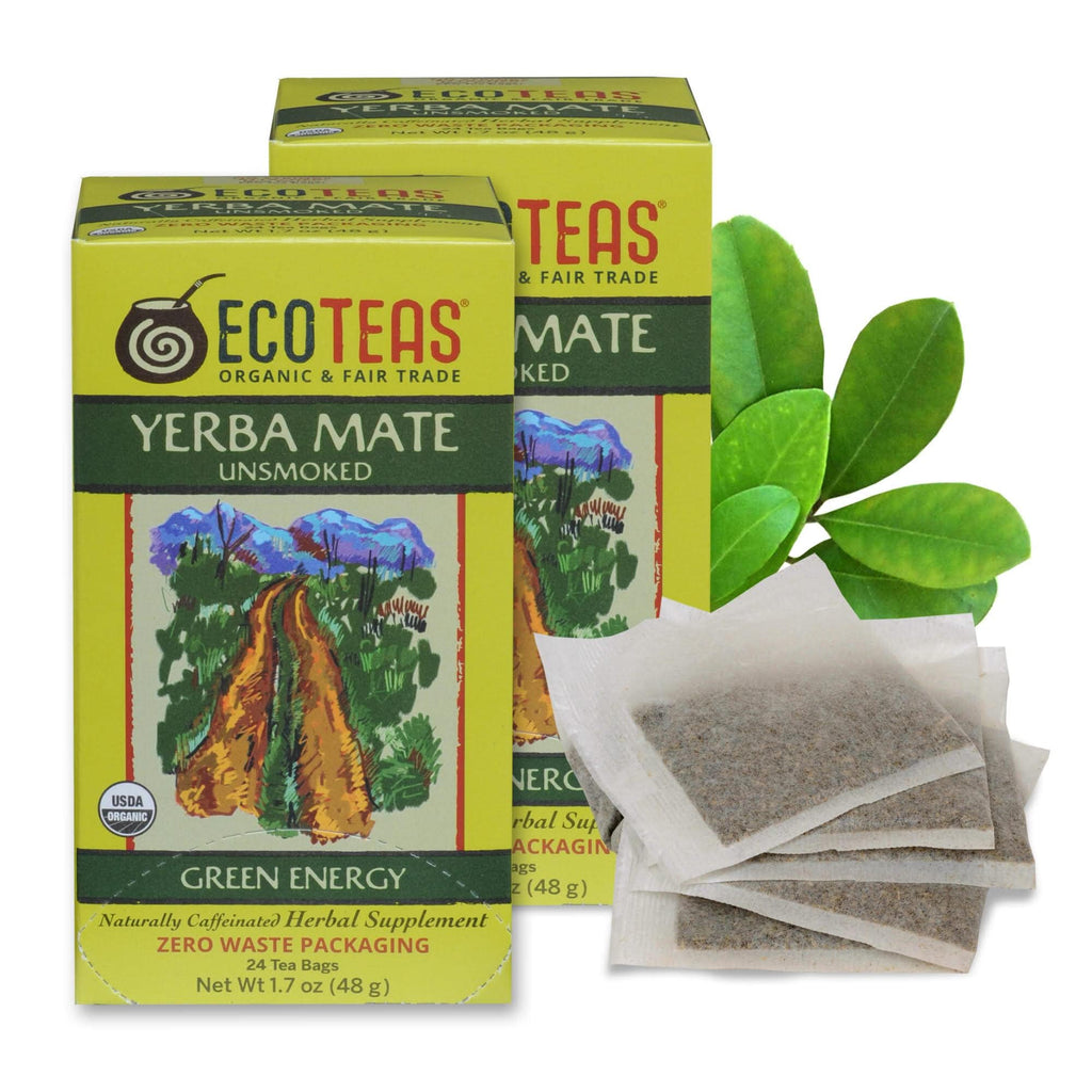 Organic Unsmoked Yerba Mate Tea Bags
