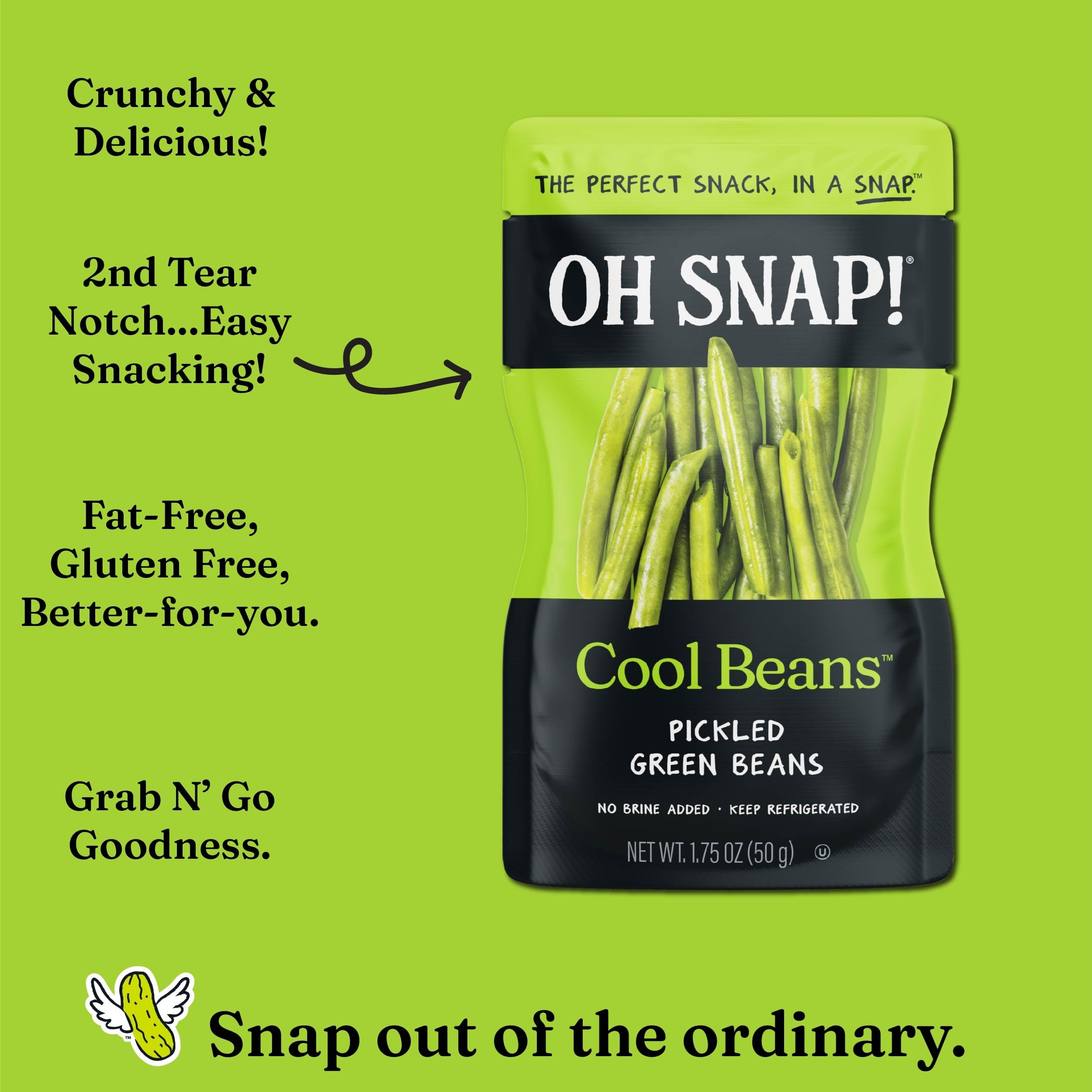 Cool Beans Pickled Green Beans (12-Pack)