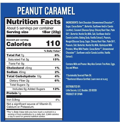 Dark Chocolate Nougat Bars (30-Count)