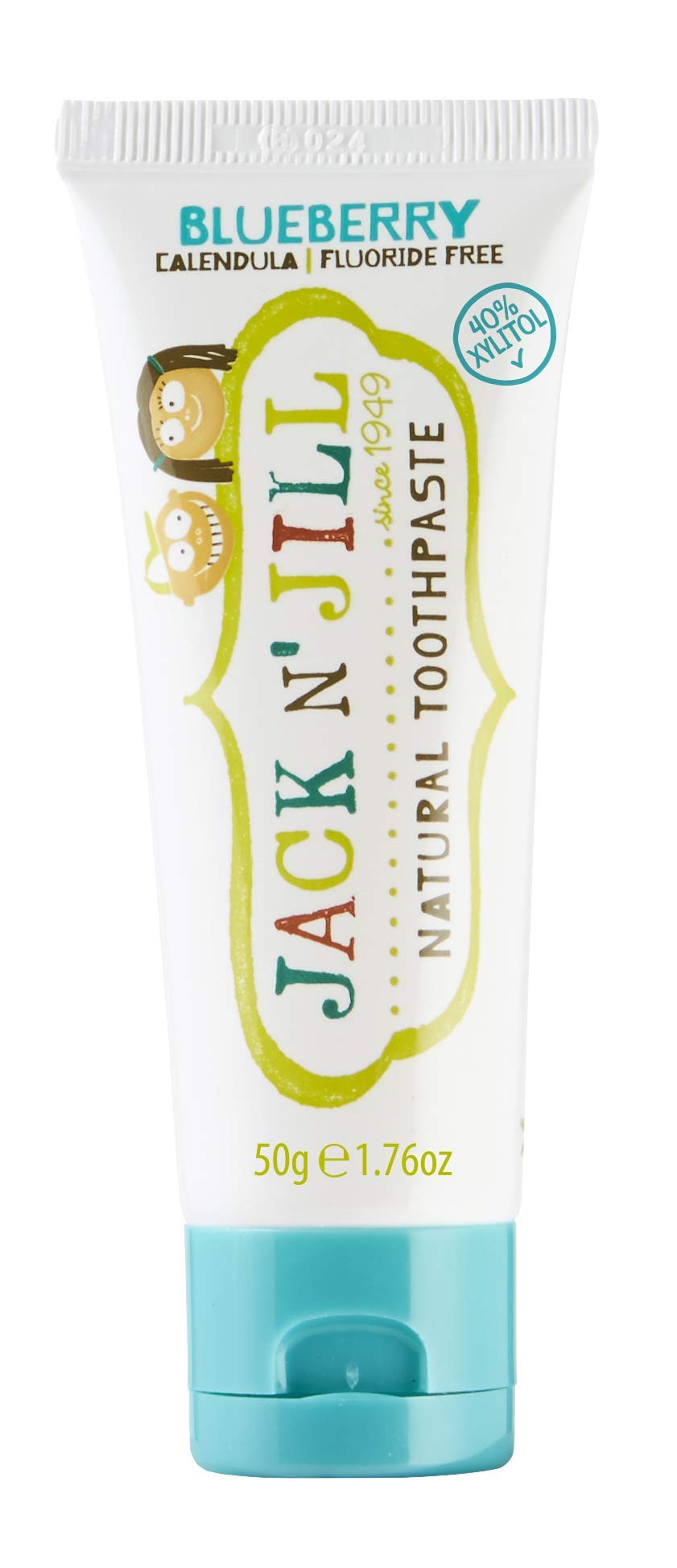 Natural Toothpaste For Kids Toddler (Baby Fluoride Training (Blueberry)
