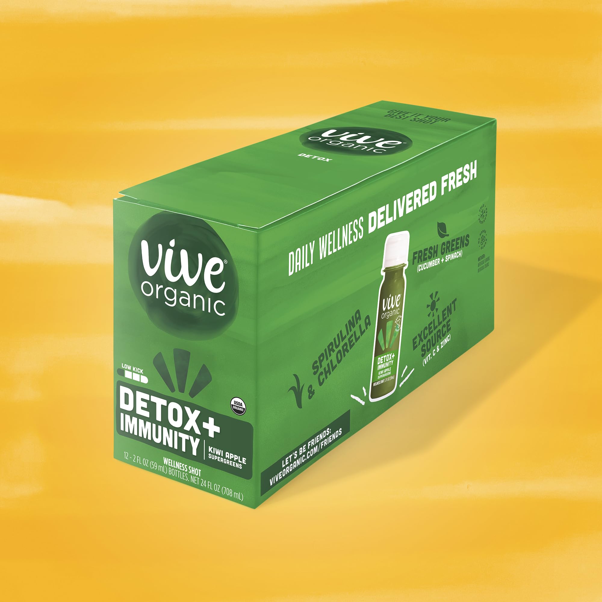 Detox + Immunity Kiwi Apple Shot