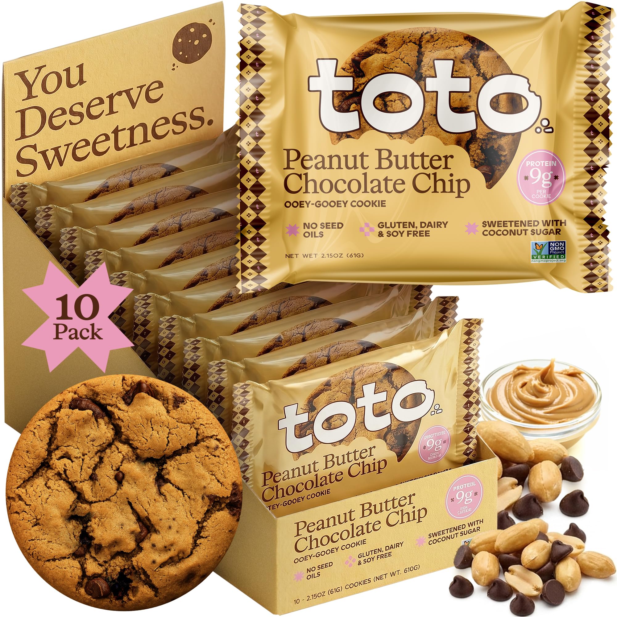 Individually Wrapped Protein Cookies