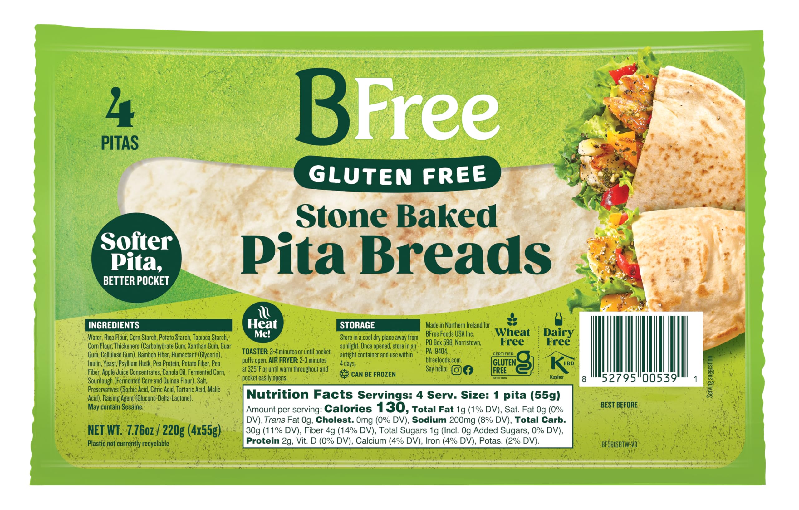 Stone Baked Pita Breads