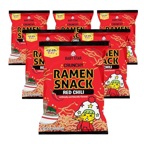 Baby Star Crunchy Ramen Tiny (Red Chili)