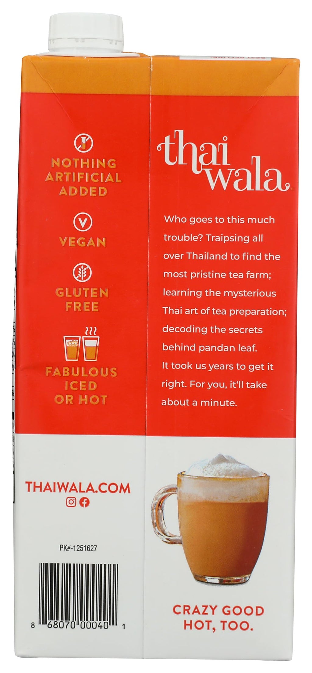 THAIWALA Original Thai Tea Concentrate