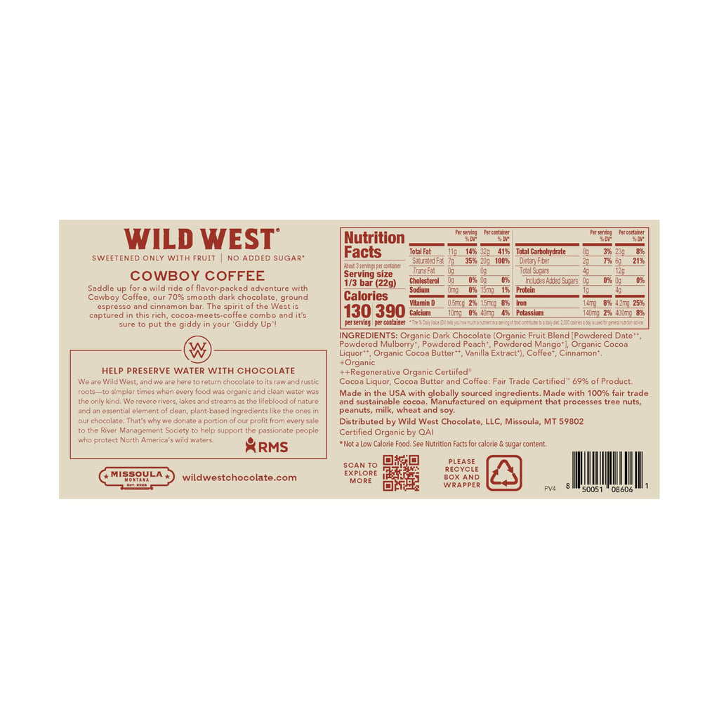 Wild West Chocolate Bars