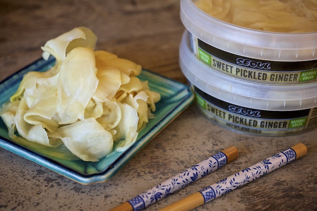 Sweet Pickled Ginger Sushi Ginger Natural Color