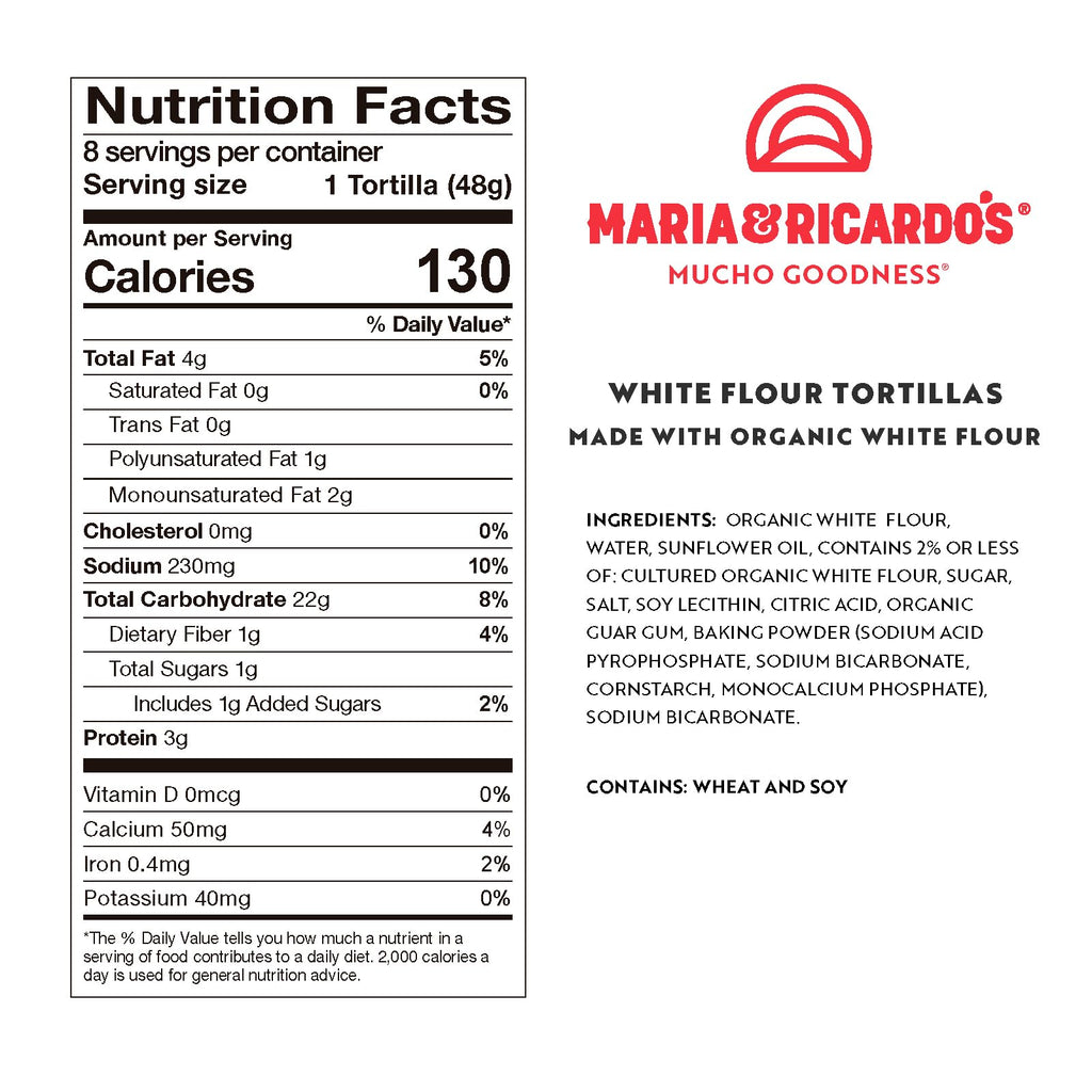 White Flour Tortillas