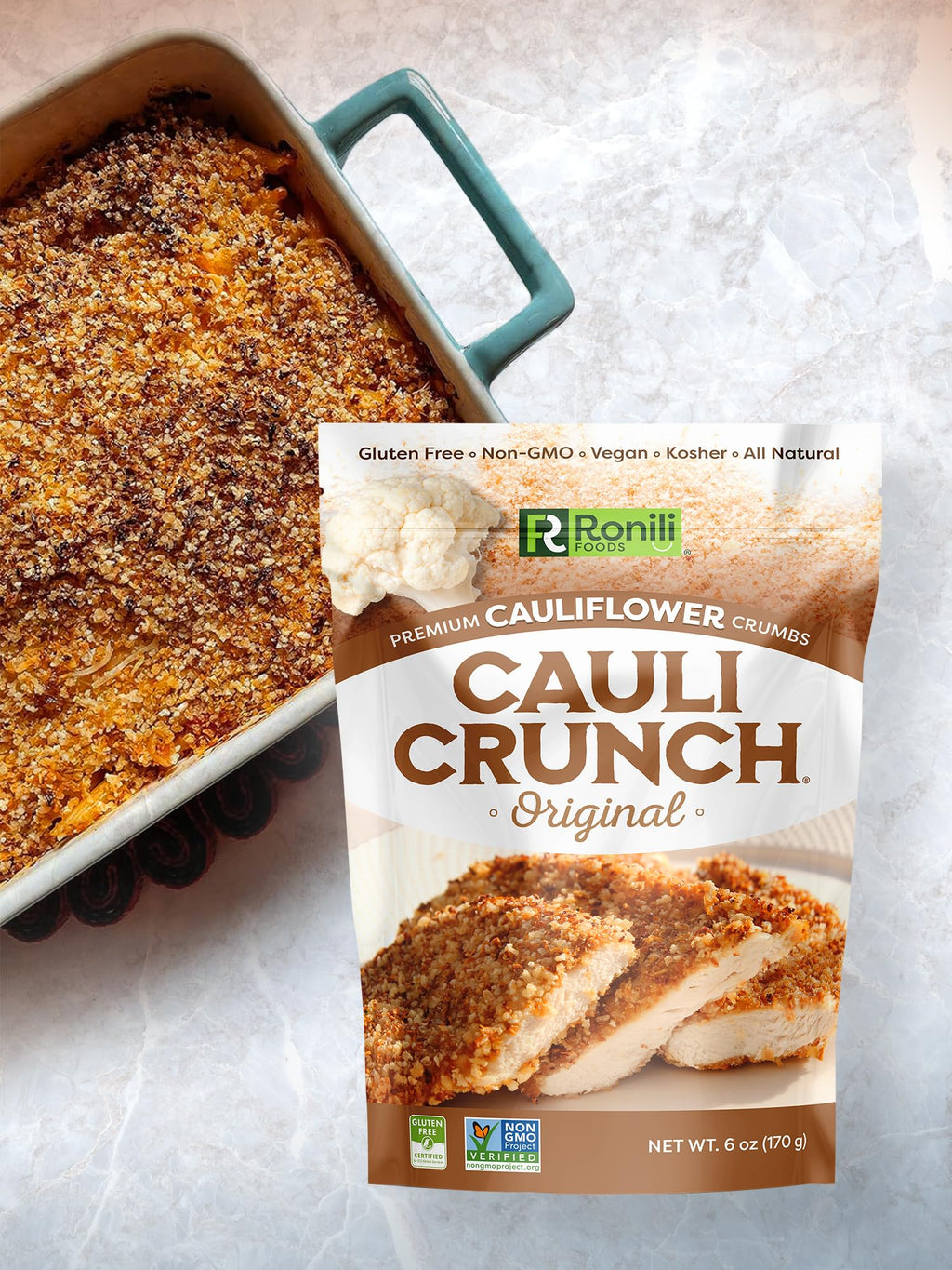 Original Cauliflower Bread Crumbs – Bread-Free Breadcrumbs Certified +