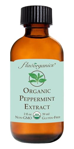 Peppermint Extract Glass Bottles