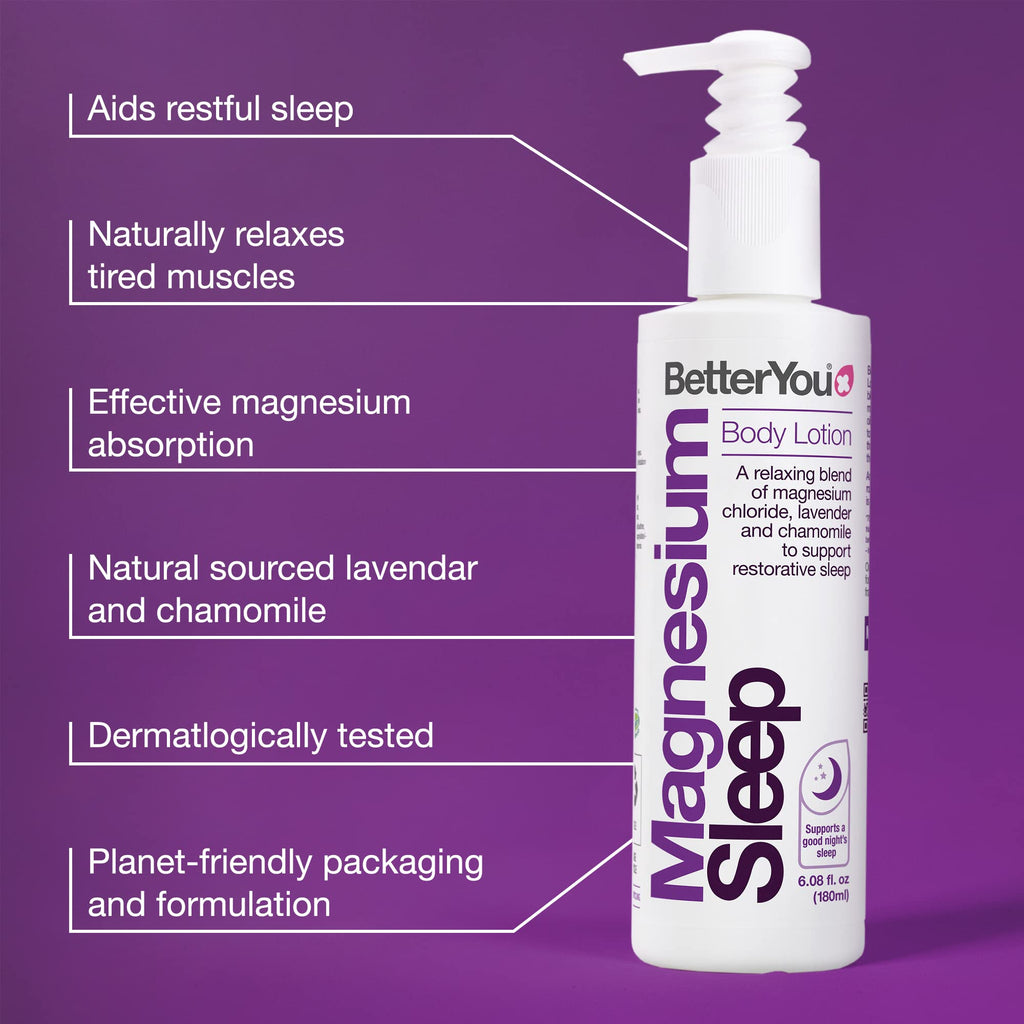 BetterYou Magnesium Sleep Body Lotion Relaxing Cream
