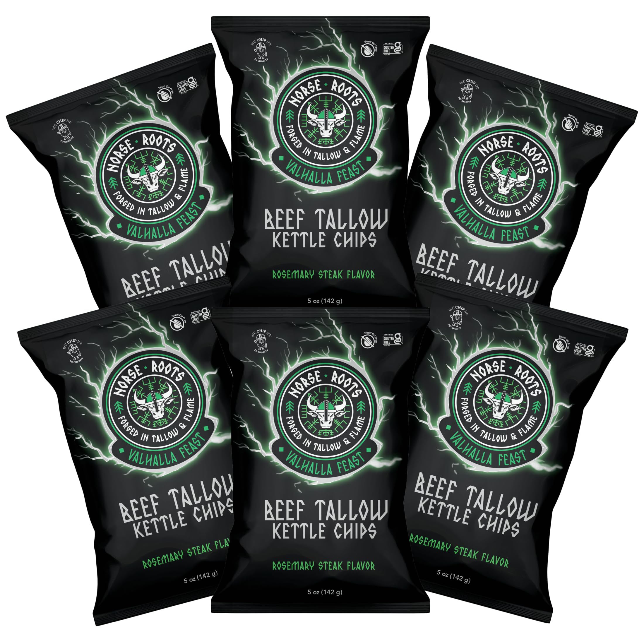 Beef Tallow Kettle Chips – Seed Oil Potato