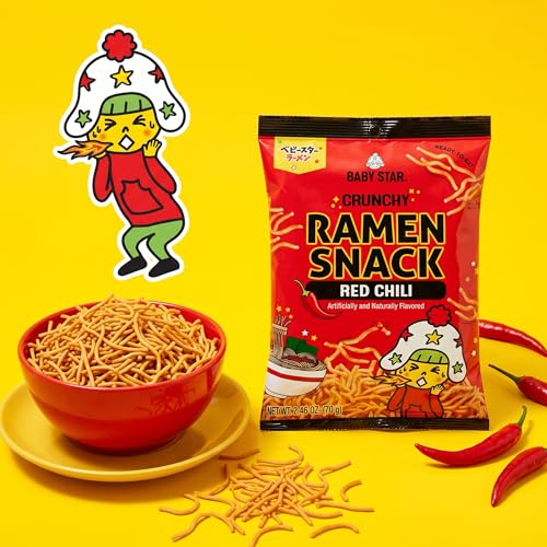 Baby Star Crunchy Ramen Tiny (Red Chili)
