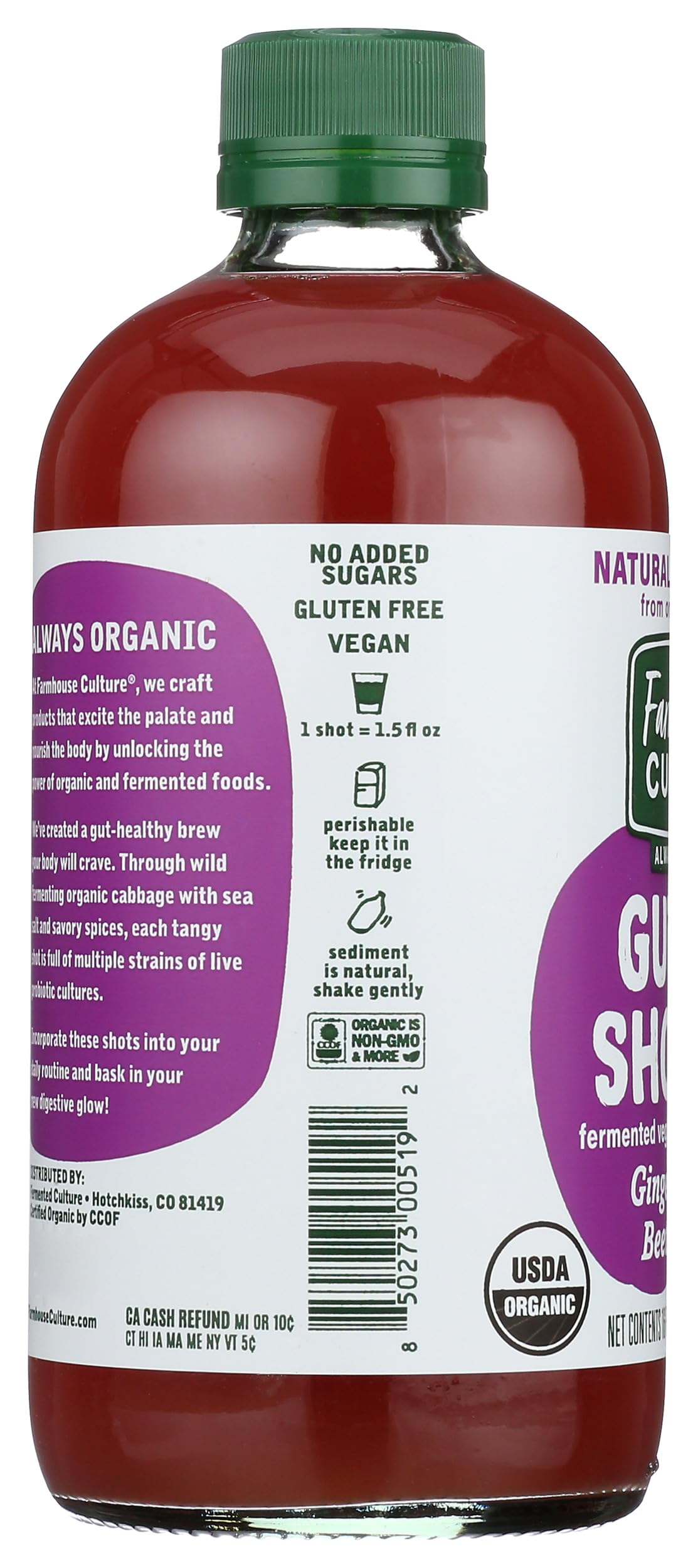 Gut Shot Ginger Beet Perishable Keep Refrigerated