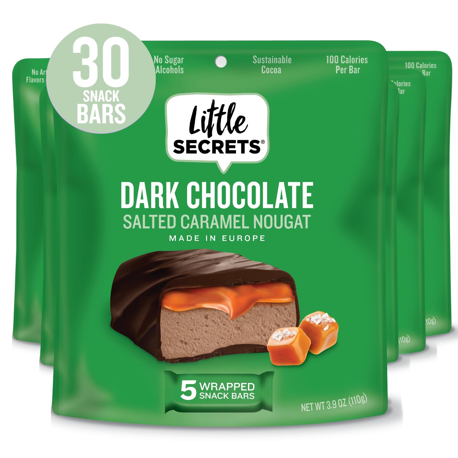 Dark Chocolate Nougat Bars