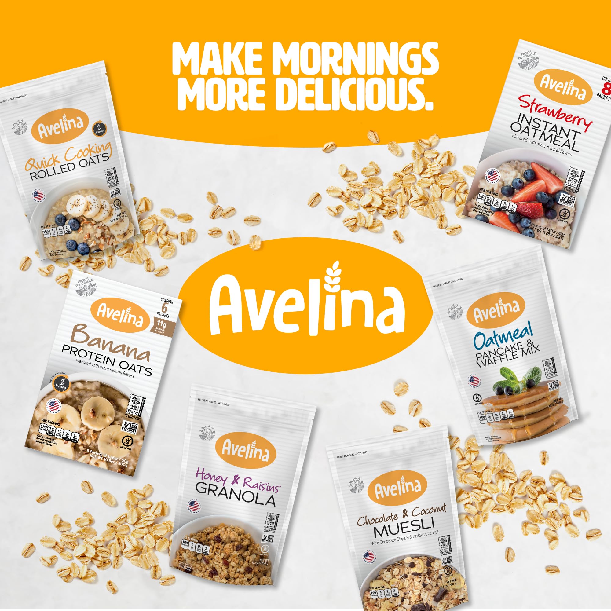 Granola Healthy Oatmeal-Based Cereal