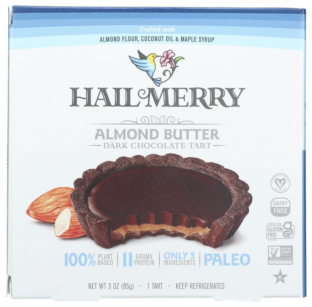 Chocolate Almond Butter Miracle Tart