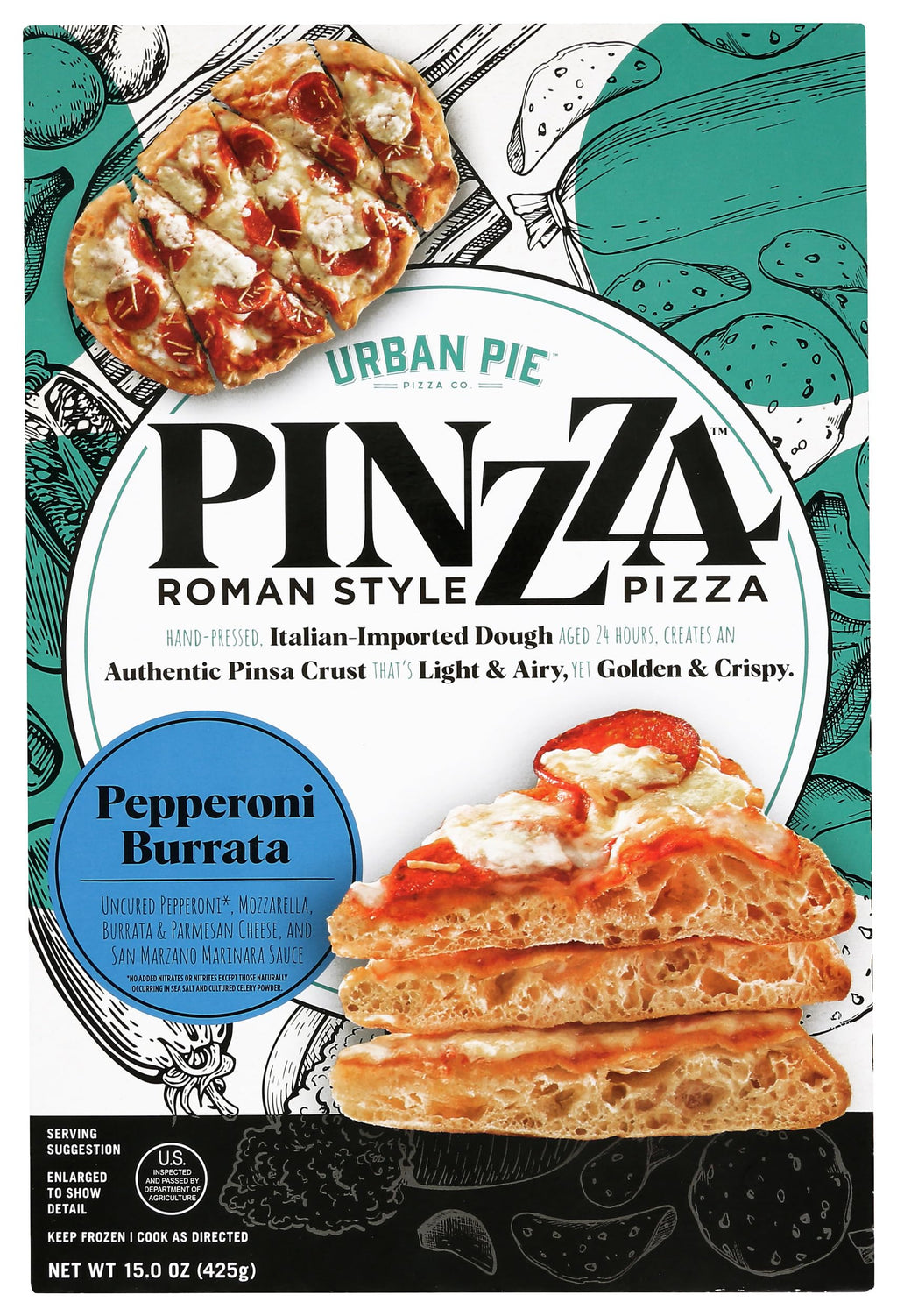 Pepperoni Burrata Pinzza