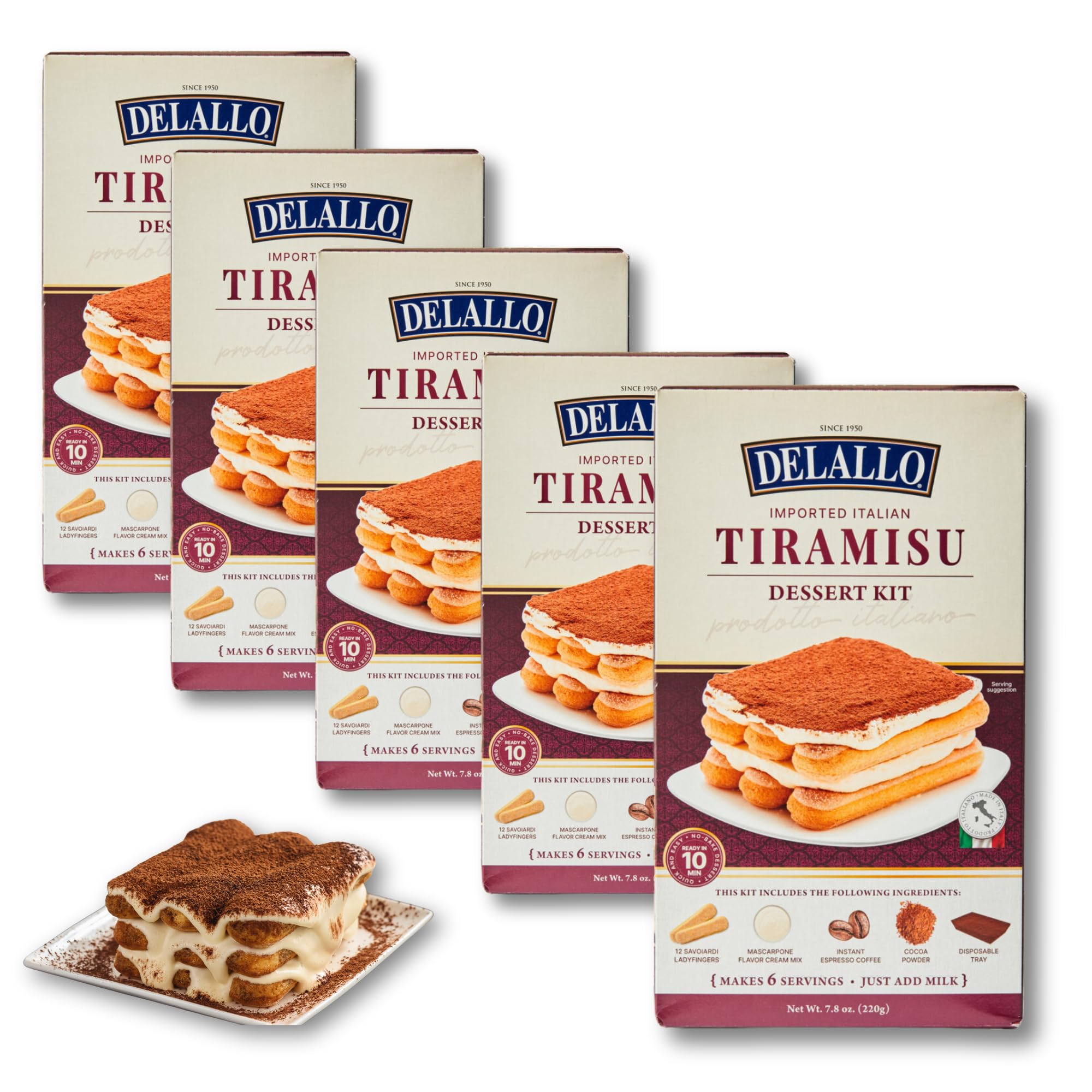 No-Bake Italian Dessert Mix Tiramisu Cake Kit