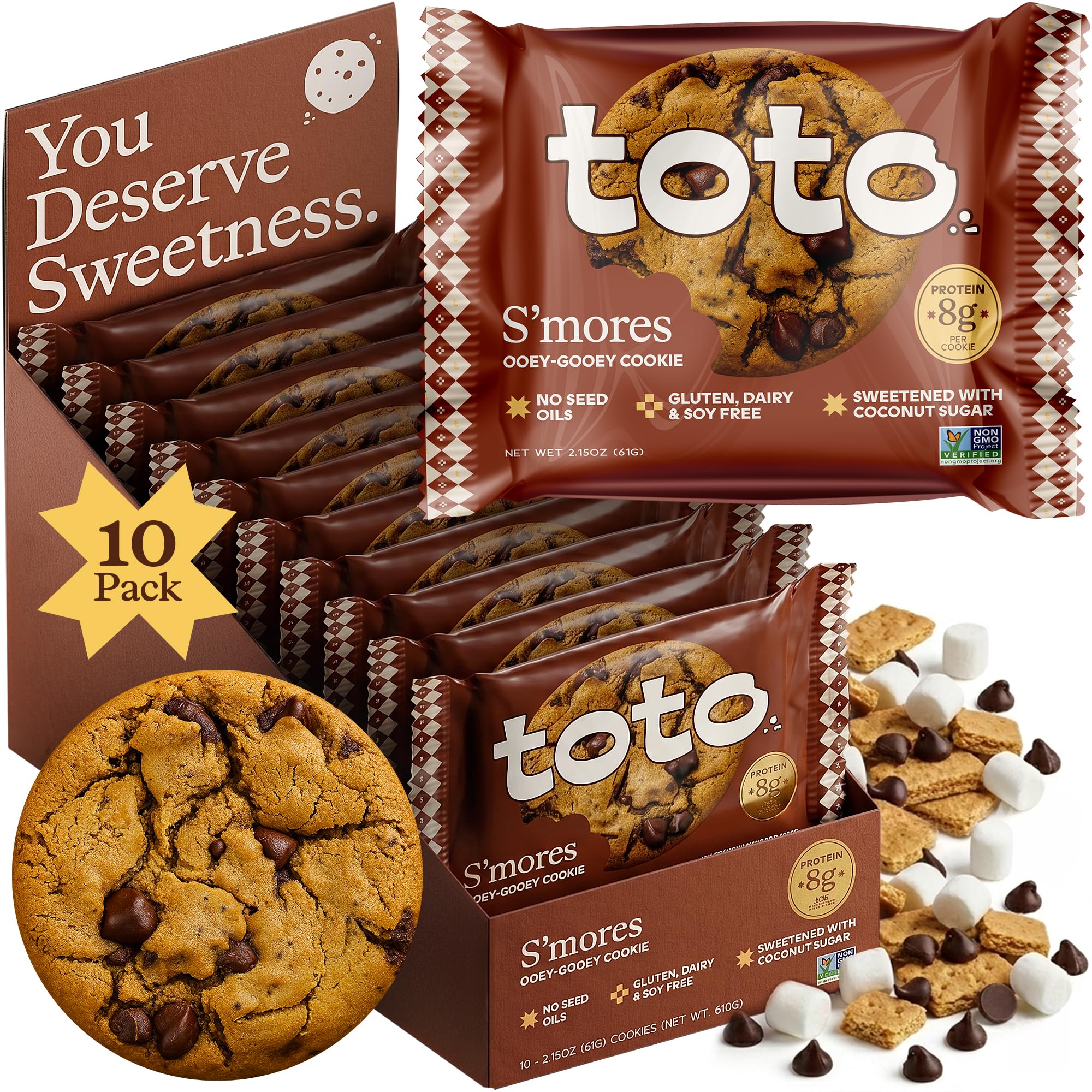 Individually Wrapped Protein Cookies