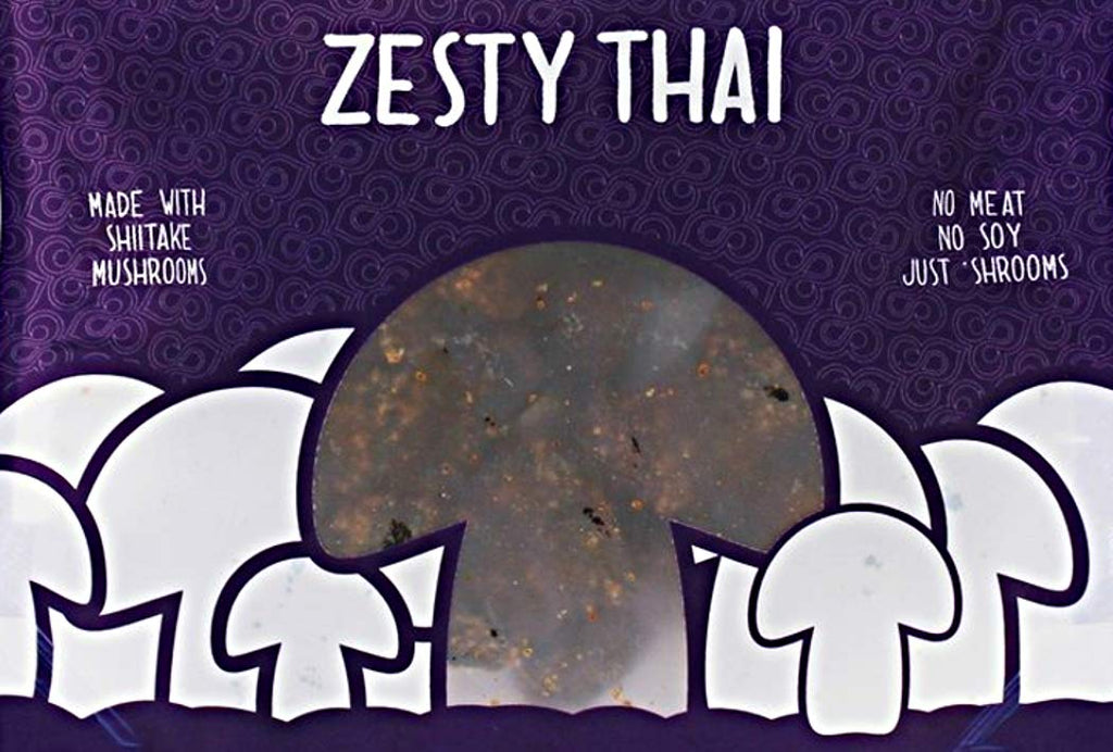 Zesty Thai Flavor (Meat-free) Mushroom Jerky