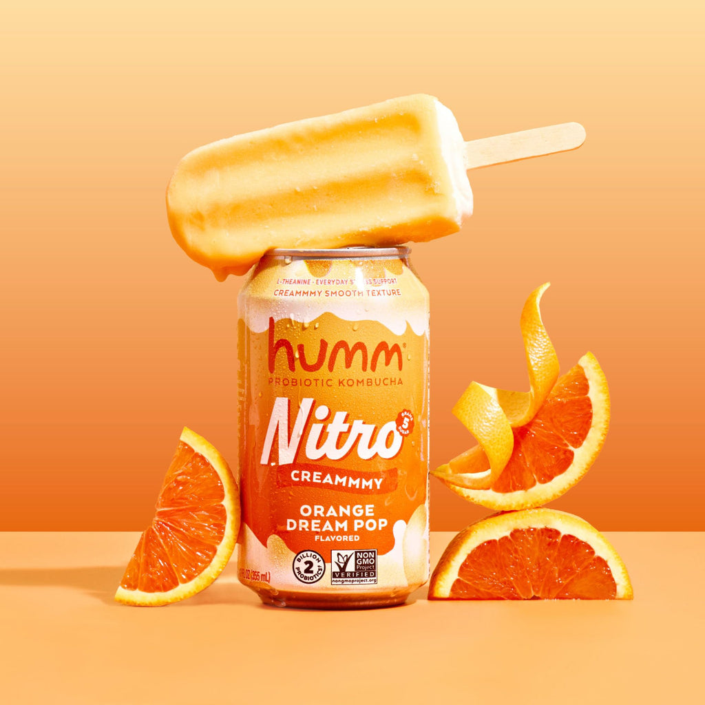 Creamy Smooth Probioitc Drink Sparkling Soda Nitro Kombucha
