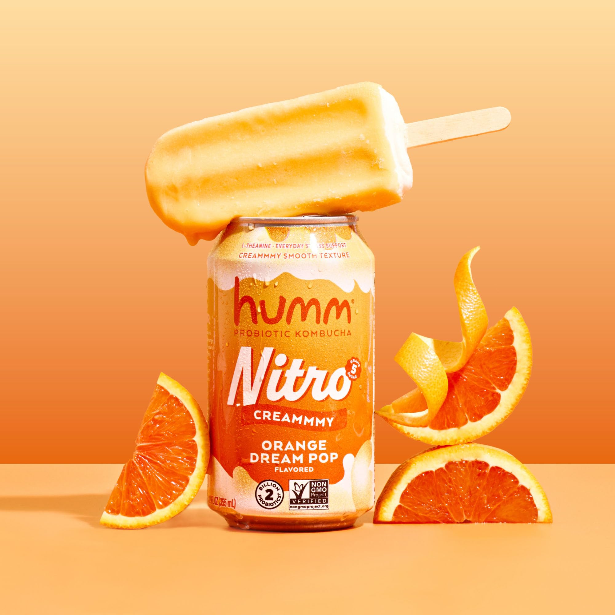 Creamy Smooth Probioitc Drink Sparkling Soda Nitro Kombucha