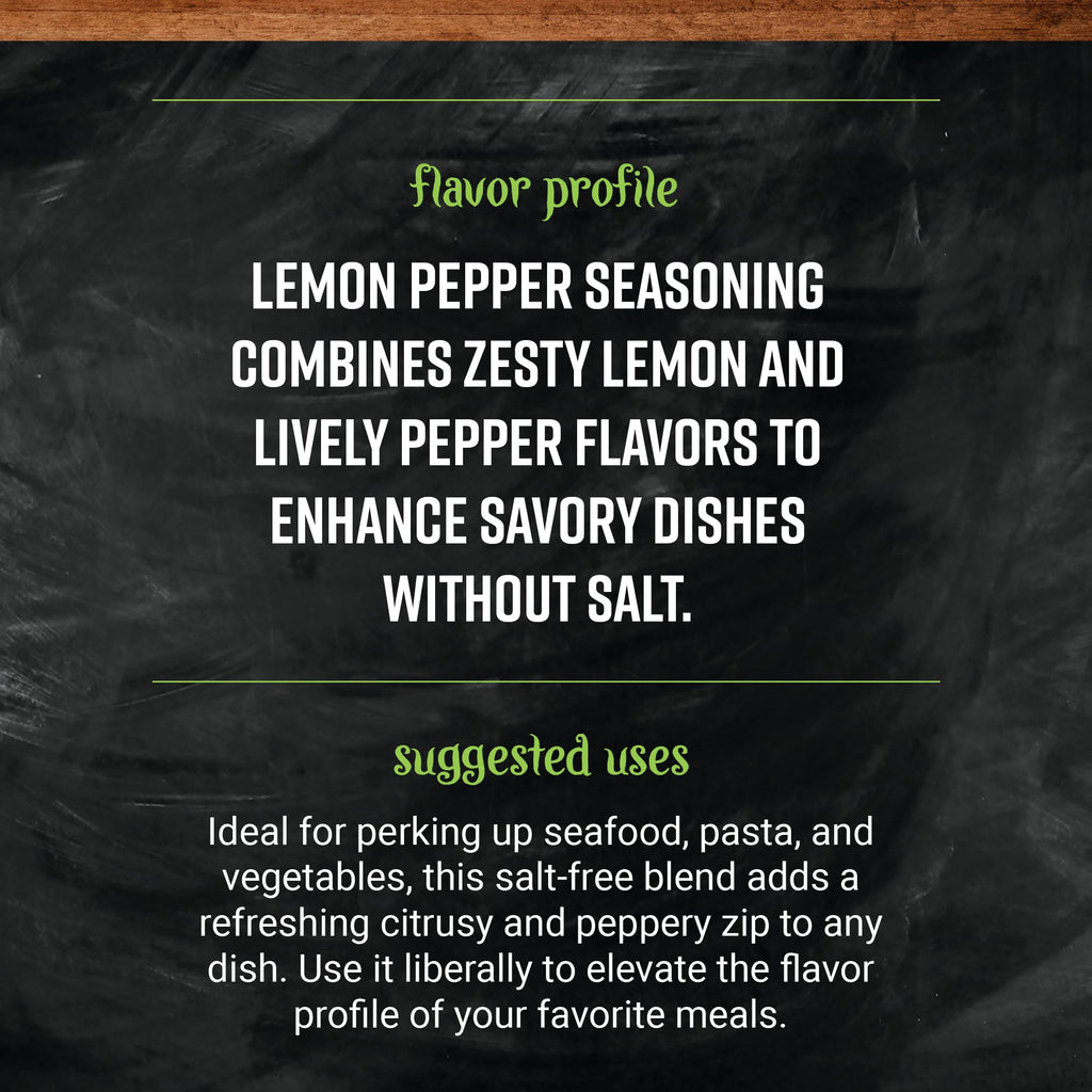 Salt Free Seasoning Lemon Pepper