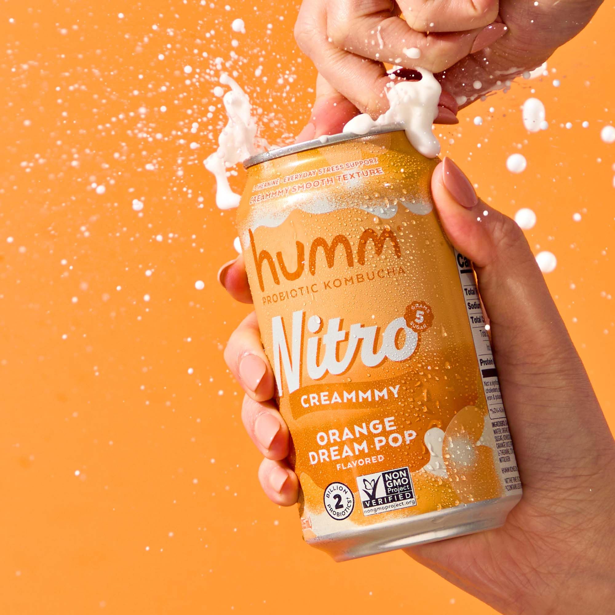 Creamy Smooth Probioitc Drink Sparkling Soda Nitro Kombucha