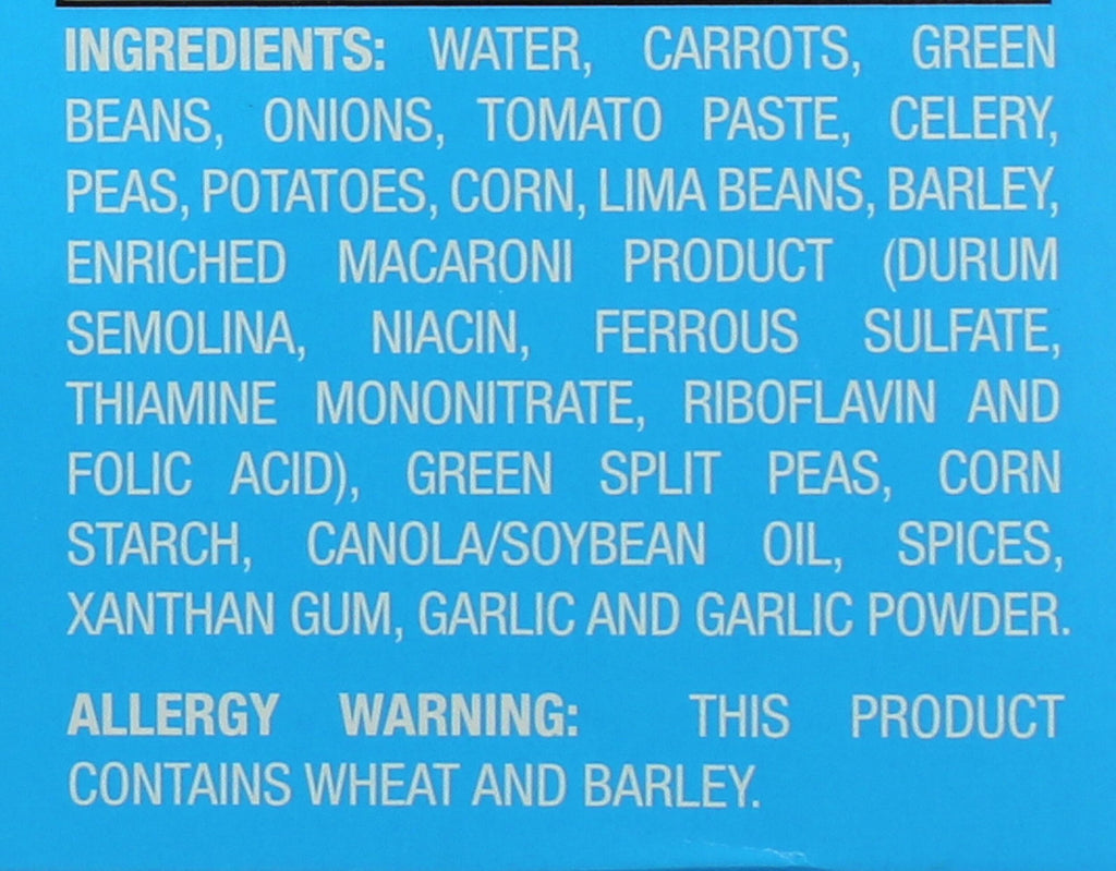 Soup Vegetable No Salt